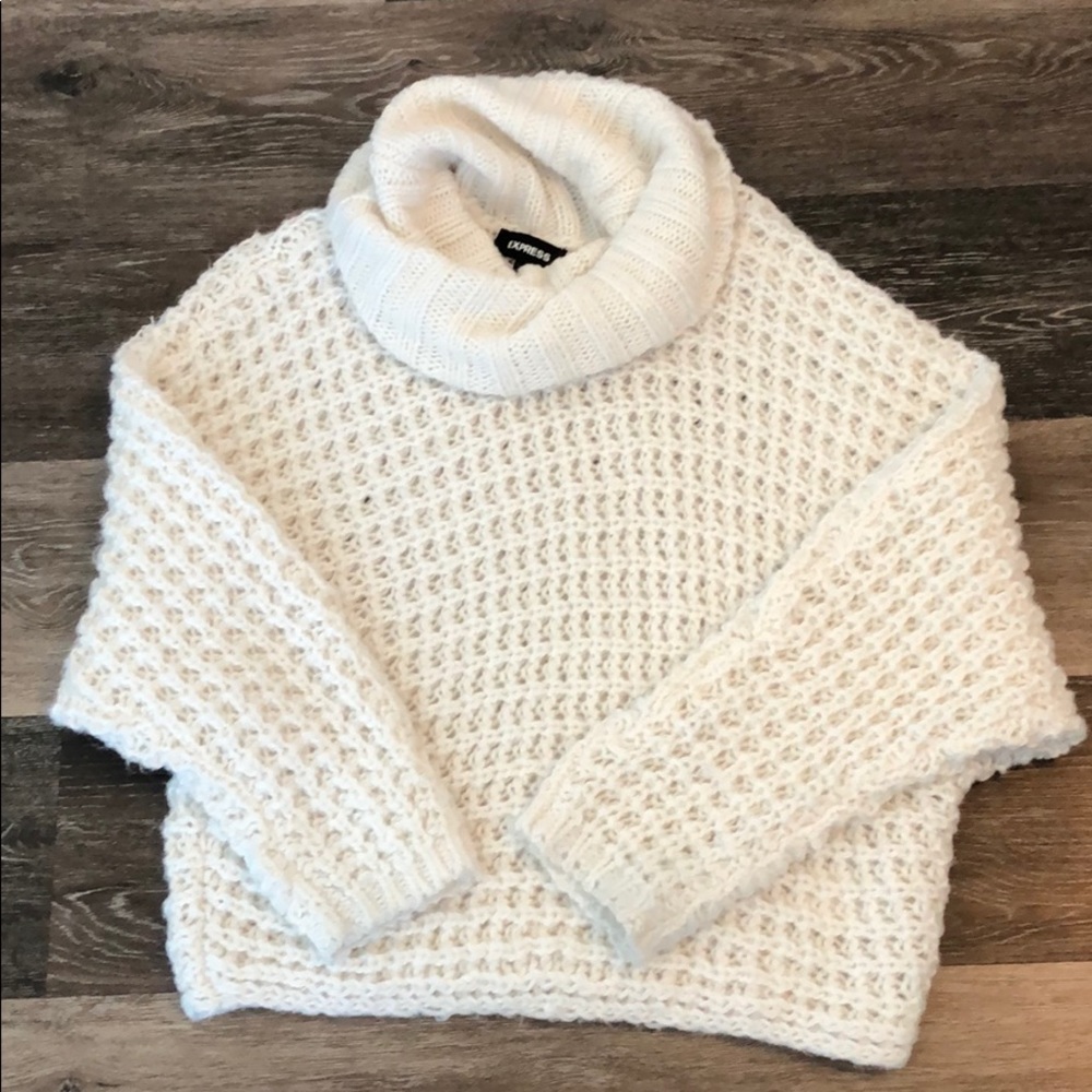Express Cowl Neck Sweater.